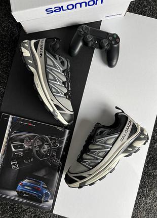 Мужские кроссовки salomon xt-6 expanse grey white