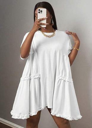🥰 сукня футболка вільного фасону shein 5xl батал
