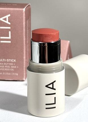 Кремовые румяна для губ и щек в стике ilia multi-stick (all of me) 4.5 g