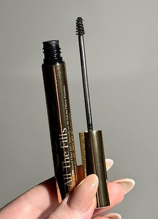 Гель для бровей lilly lashes 3d brow tinted fiber gel (dark brown) 4.5 ml