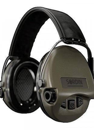 Наушники тактические активные sordin supreme pro 75302-s olive
