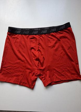 Трусы боксерки для подростка new balance, оригинал, новые, супер качество, красный цвет.