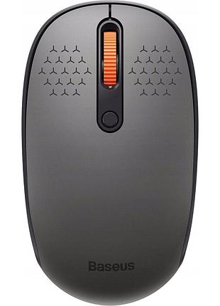 Мишка baseus f01b, сіра, wireless, три режими, dpi 800-1600