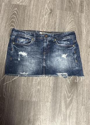 Bershka юбка джинсова міні