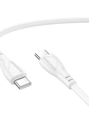 Кабель borofone bx121, usb type-c / usb type-c, 60 вт, 1 м 2