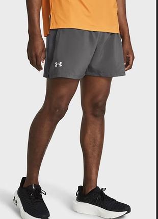 Чоловічі сірі шорти under armour launch 5'' shorts