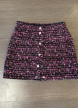 Стильная юбка итальянского бренда filles papa, размер xs-s