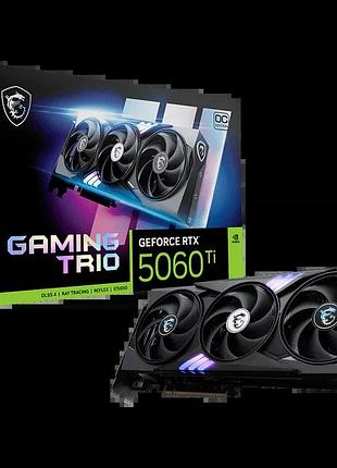Видеокарта rtx 5060 ti 8gb gddr7 gaming trio oc msi (geforce rtx 5060 ti 8g gaming trio oc)