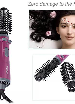 Фен расчёска kemei km 8000