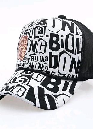 Кепка тракер billa bong с сеточкой, унисекс  белый