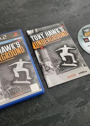 Диск tony hawk`s underground (playstation 2)