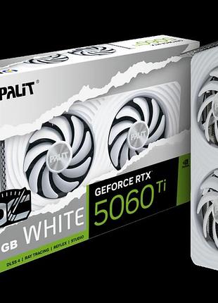 Відеокарта rtx 5060 ti 16gb gddr7 white oc palit (ne7506tu19t1-gb2061m)