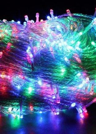 Xmas гирлянда led (водопад 3m*2m) 220 rgb 7822