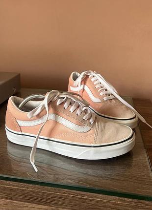 Жіночі бежеві кросівки/кеди vans 38 розмір • устілка 24 см • стан ідеальний