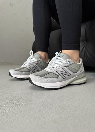 Жіночі кросівки new balance 990 v5 grey / стильні кросівки на кожен день