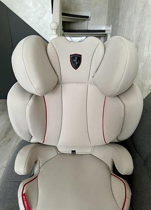 Премиум автокресло детское cybex solution z-fix ferrari edition, isofix, 15–36 кг.