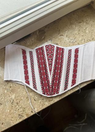 Корсет вишиванка