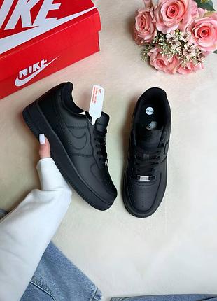 Стильные кроссовки nike air force 1 low classic black
