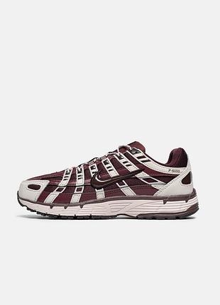 Nike p-6000 burgundy