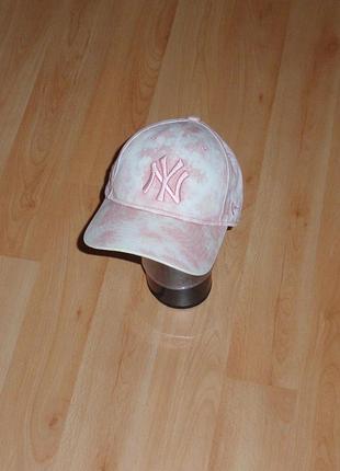 Женская кепка/бейсболка new era new york yankees custom ny cap pink off white original carhartt nb champion