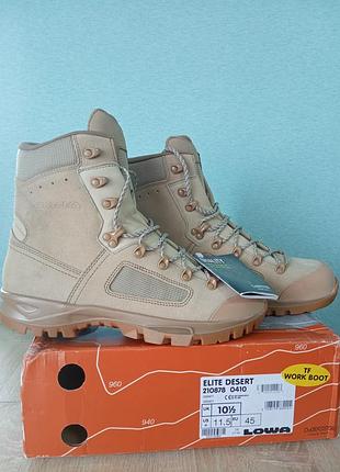 Берці lowa elite desert 
оригинал нижняя
размеры 45,47