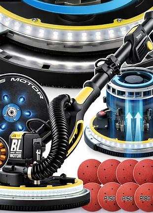 Шліфмашина для стін жираф toolme 900вт 225мм (польща)
