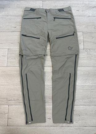 Трекінгові штани-трансформери norrona bitihorn zip-off pants (l)