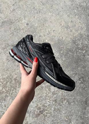 👟 кроссовки new balance 1906u running black grey red / наложка bs👟
