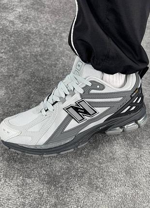 Кроссовки new balance 1906r cordura grey white black распродаж sale