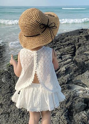 Літній костюмчик для дівчинки, р 90-130