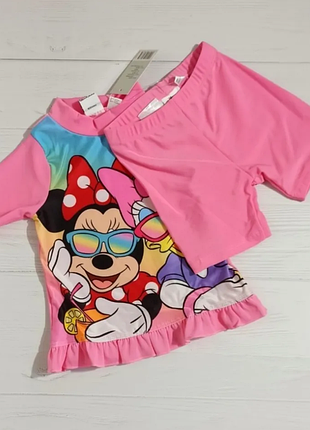 Костюмчик для плавання minnie mouse 
купальник для дівчинки 

з захистом від сонечка uv 50+