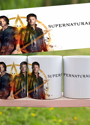 Керамическая чашка кружка с принтом supernatural | сверхъестественное 330мл 19007)