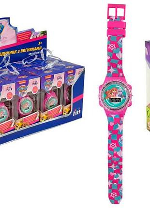 Часы kh75/001l paw patrol со светом, дисплей бокс р.32x12,5x13 см