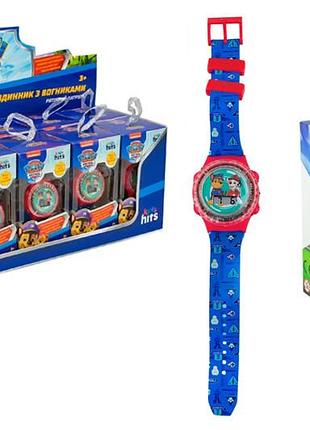 Часы kh75/002l paw patrol со светом, дисплей бокс р.32x12,5x13 см