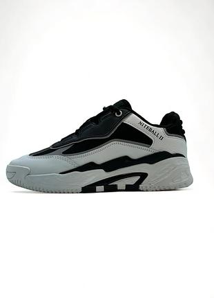 Adidas niteball ii white black