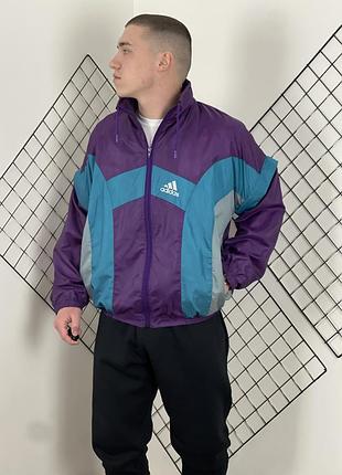 Вінтажна фіолетова оліймпійка трансформер adidas