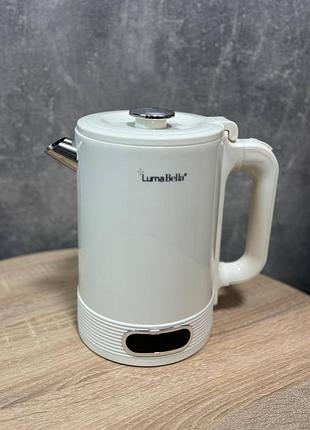 Электрочайник luma bella lb-59044 1.8 л 1500 вт белый