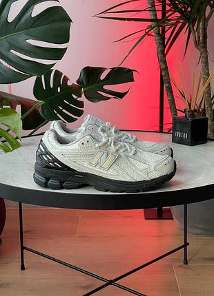 👟 кросівки   comme des garçons homme x new balance 1906r ‘white black’ / наложка bs👟