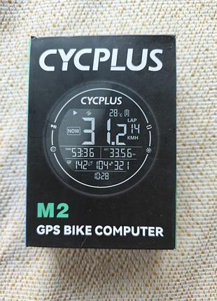 Беспроводной водонепроницаемый gps спидометр cycplus m2 для велосипеда bluetooth black