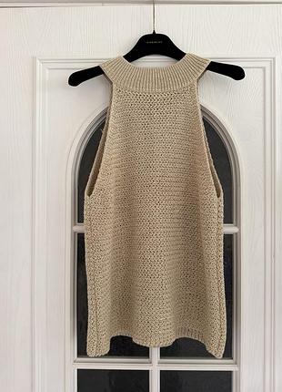 Майка вязана жіноча zara