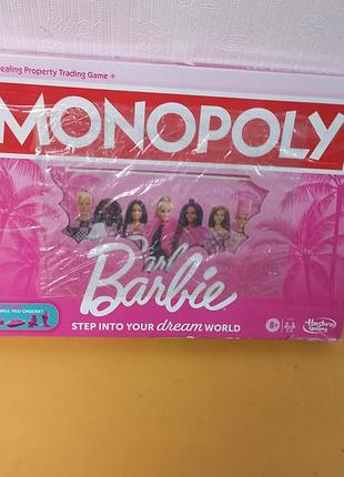 Настільна гра hasbro monopoly barbie