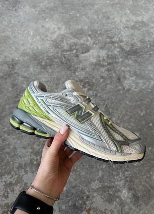 👟 кросівки  new balance 1906r white grey green       / наложка bs👟
