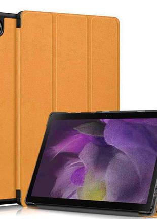 Чехол книжка для планшета samsung galaxy tab a8 10,5' 2022 sm-x200 и sm-x205 оранжевый