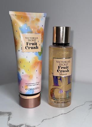 Набір victoria’s secret🍍fruit crush🍍лосьйон для тіла+спрей парфумований