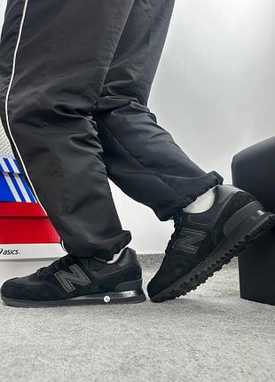 New balance 574 black 7