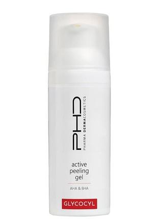 Ночной гель-пилинг ph3.5 (10% кислот) active peeling gel aha&bha, 50 мл