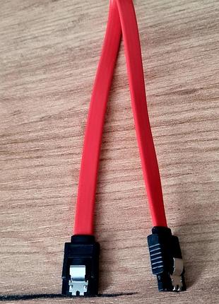 Кабель digitus sata l-type (f/f) 0,5 м червоний