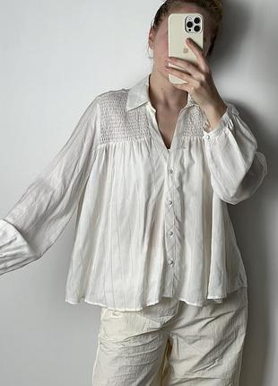 Сорочка кльошована zara, віскоза