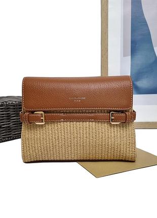 Стильная женская сумка полиэстер рыжий арт.cm8409 l.brown davidjones франція