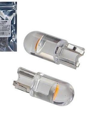 Лампа pulso/габаритная/led t10/w2.1x9.5d/w5w/1smd-cree/12v/0.5w/55lm yellow